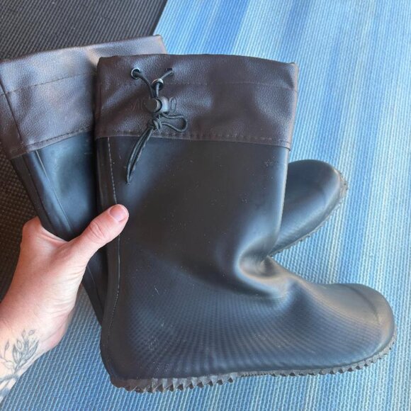 Saguaro Barefoot Minimalist Rain Boots Size 9 NEW Winter Lined Cozy - Picture 4 of 4